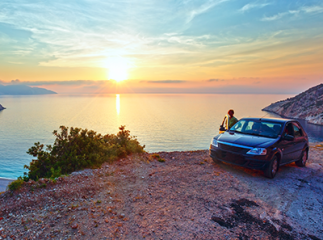 voiture à la plage